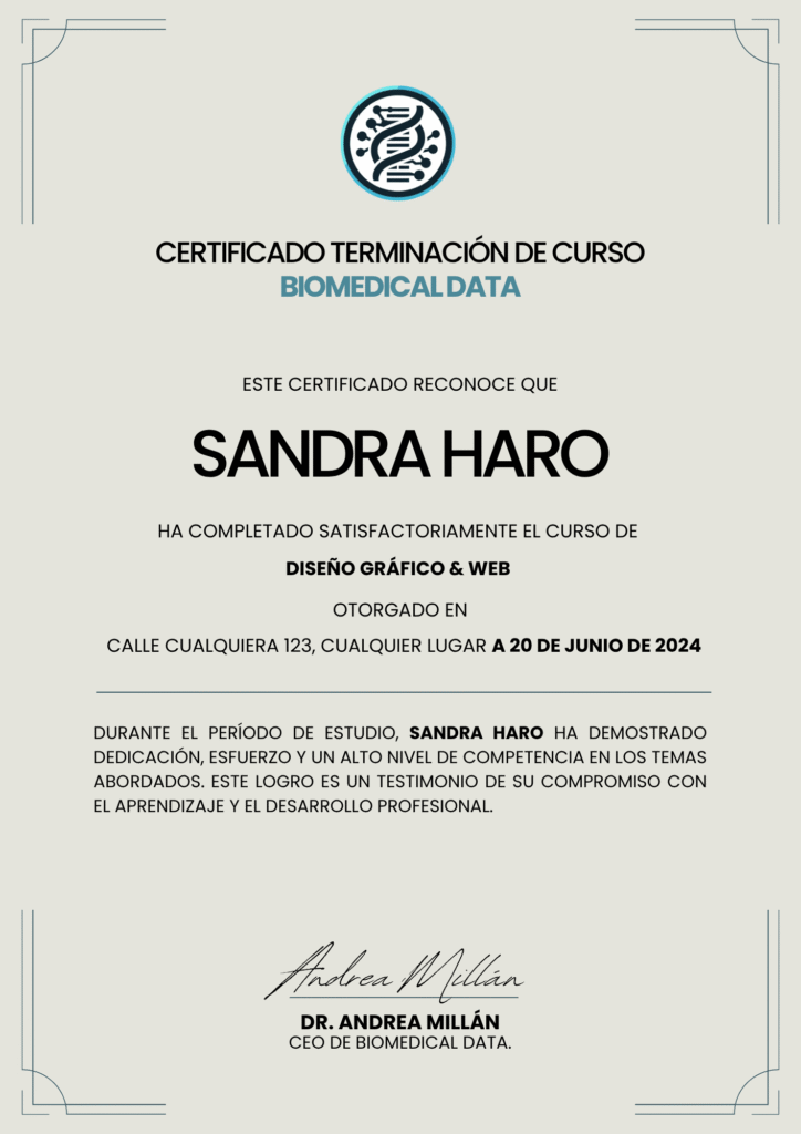 certificado demo