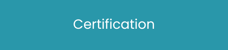 certification